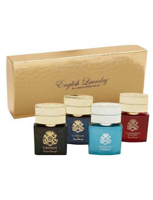 Coffret de 4 pièces de parfums ENGLISH LAUNDRY