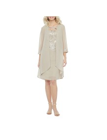 Robe veste brodée à manches 34 Maya Brooke