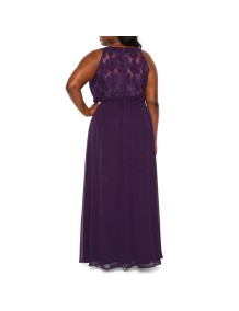 Robe de bal dos nu sans manches ScarlettPlus