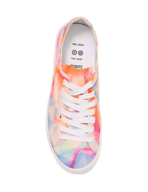 Schutz Ofelia Tie-Dye Sneaker en cuir (Femmes)