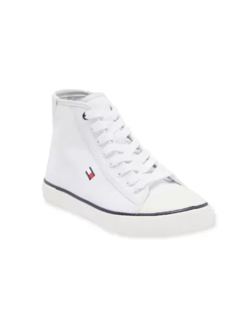 TOMMY HILFIGER Sneaker haut de gamme en toile française Sport Luxe