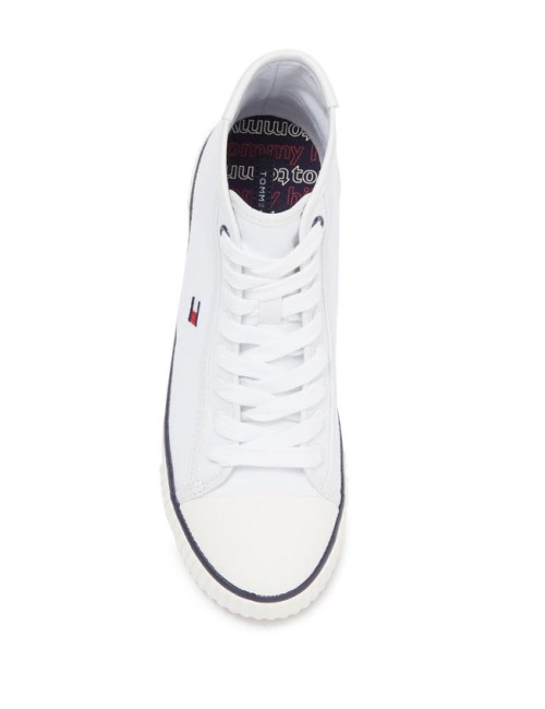 TOMMY HILFIGER Sneaker haut de gamme en toile française Sport Luxe