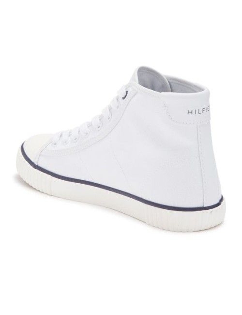 TOMMY HILFIGER Sneaker haut de gamme en toile française Sport Luxe