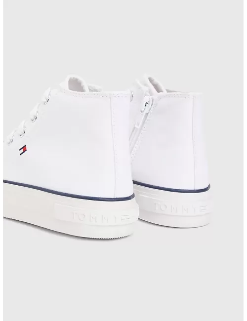 TOMMY HILFIGER Sneaker haut de gamme en toile française Sport Luxe