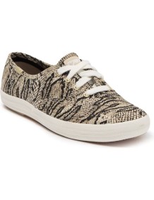 Sneaker en toile imprimé peau de serpent KEDS